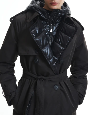Geaca Reserved, negru, 34