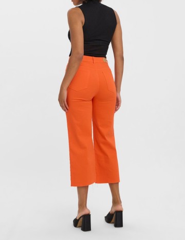 Pantaloni Vero Moda, portocaliu