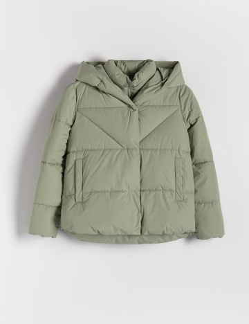 Geaca Reserved, verde, 40