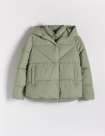 Geaca Reserved, verde, 40