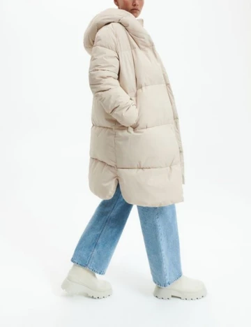 Geaca Reserved, crem, 44 Crem
