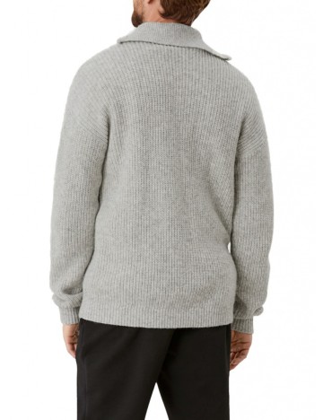 Pulover s.Oliver, gri, XXL