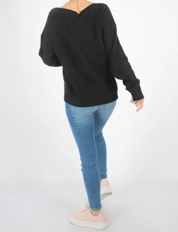 Pulover Q/S, negru, S