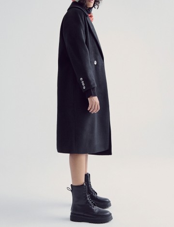 Palton Reserved, negru, M