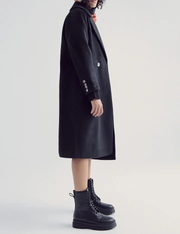 Palton Reserved, negru, M