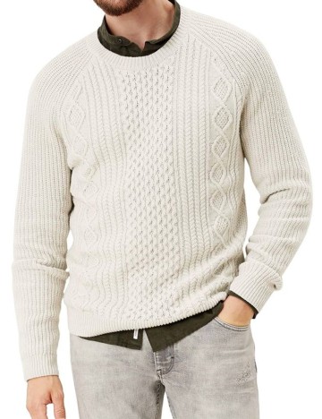 Pulover s.Oliver, crem, 3XL