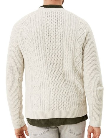 Pulover s.Oliver, crem, 3XL