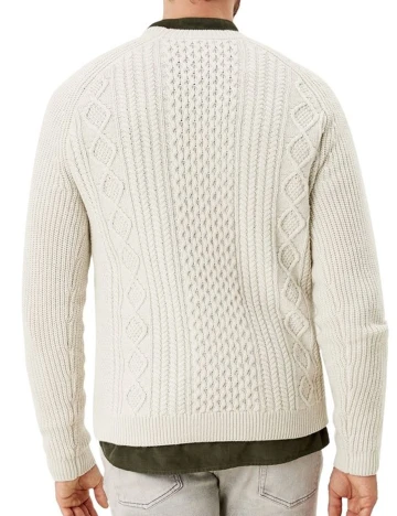 Pulover s.Oliver, crem, 3XL