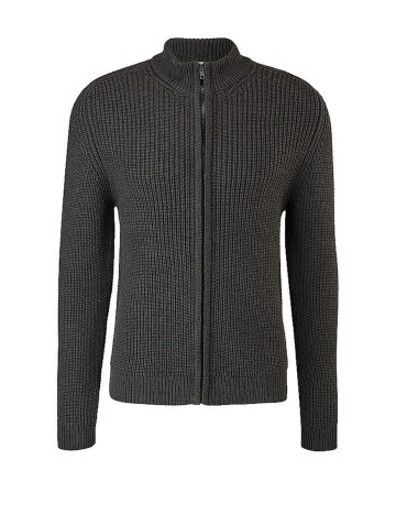 Pulover s.Oliver, gri inchis