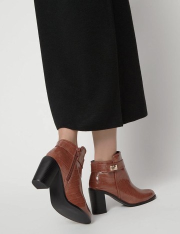 Botine Dorothy Perkins, maro, 37