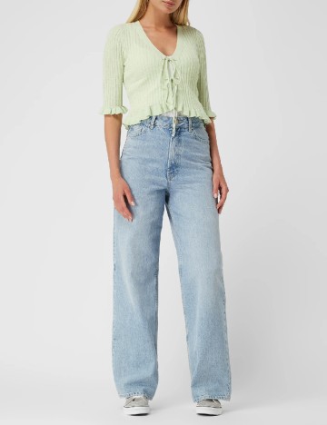 Cardigan Pieces, verde, M