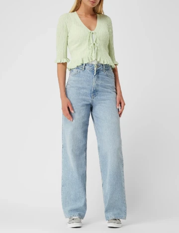 Cardigan Pieces, verde, M
