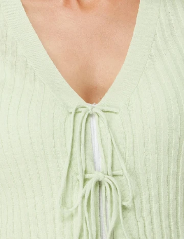 Cardigan Pieces, verde, M