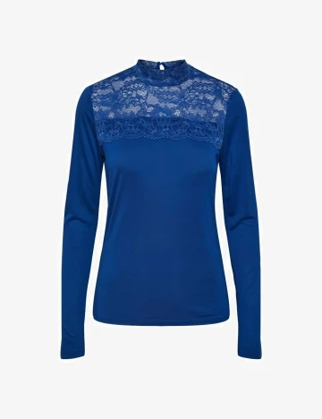 Bluza Pieces, albastru, S