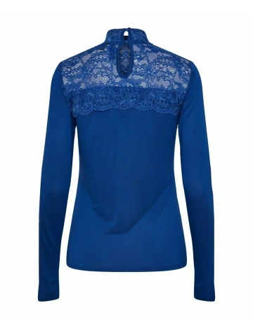 Bluza Pieces, albastru, S