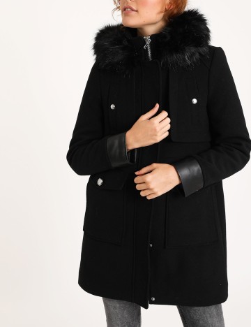 Palton Pimkie, negru, L