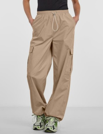 Pantaloni Pieces, maro, M