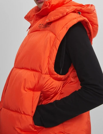 Geaca Bershka, portocaliu, M-L