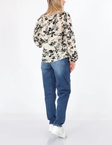 Bluza Pieces, crem