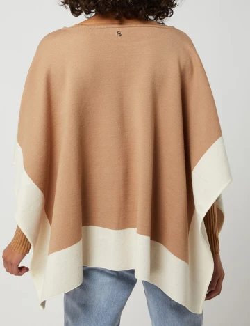 Poncho Comma, maro, ONE SIZE