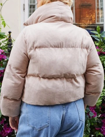 Geaca SHEIN CURVE, roz pal, 1 XL Roz