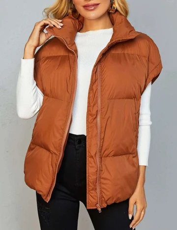 Vesta SHEIN, caramiziu, L Maro