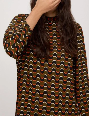 Rochie scurta Pieces, kaki, M