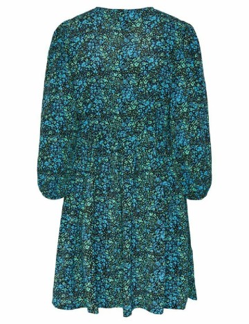 Rochie scurta Pieces, albastru, S