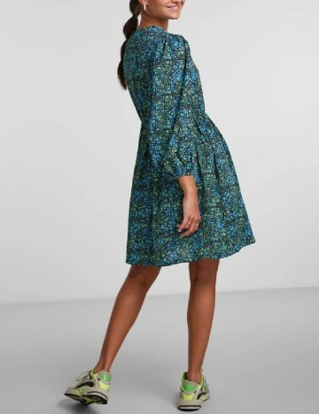 Rochie scurta Pieces, albastru, S