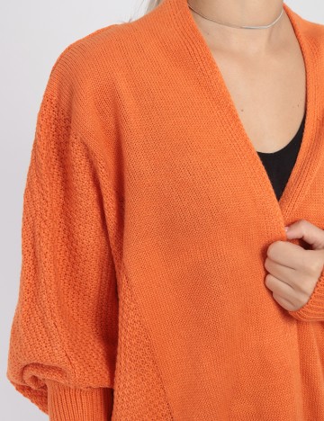 Cardigan SHEIN, portocaliu, M