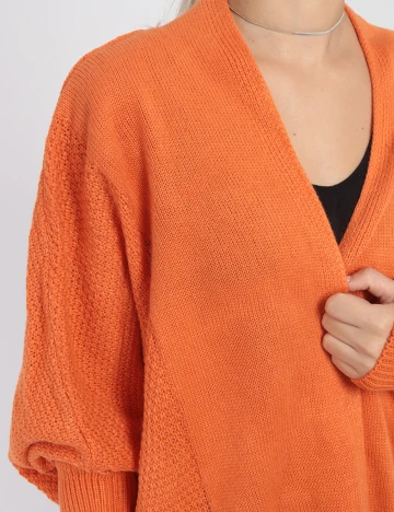 Cardigan SHEIN, portocaliu, M Portocaliu