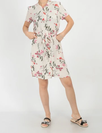 Rochie Scurta Vila, crem, 34