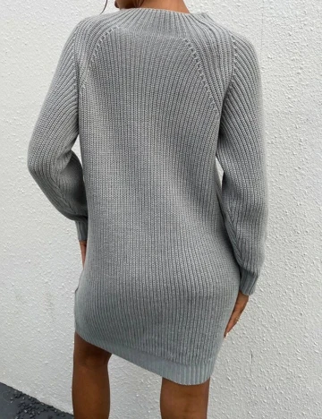 Rochie scurta SHEIN, gri, M Gri