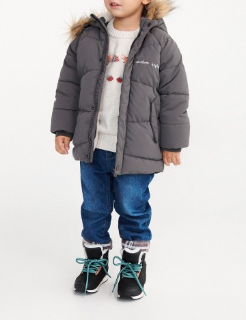 Geaca Reserved, gri, 3-4 ANI