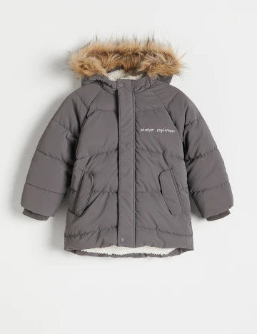 Geaca Reserved, gri, 3-4 ANI Gri