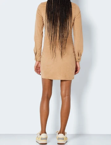Rochie scurta Noisy May, maro