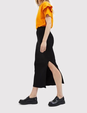 Fusta Selected Femme, negru, XS