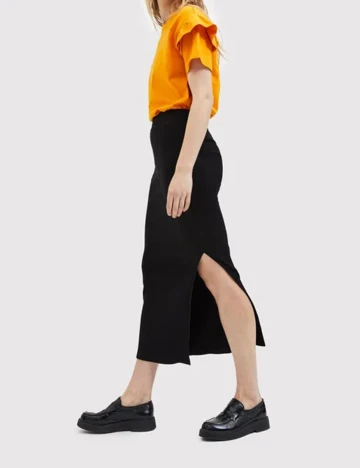 Fusta Selected Femme, negru, XS