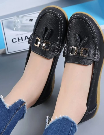 Mocasini SHEIN, negru, 37