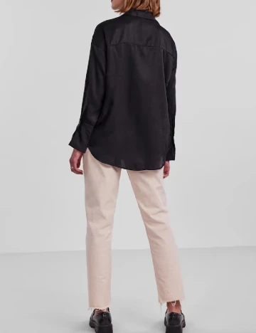Camasa Pieces, negru, XS