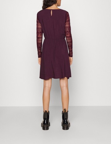 Rochie scurta Vila, visiniu, 40