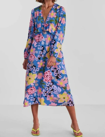 Rochie Medie Pieces, albastru, L