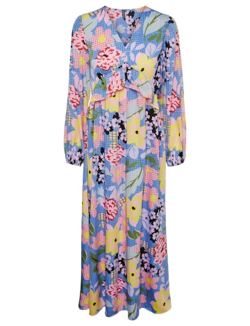 Rochie Medie Pieces, albastru, L