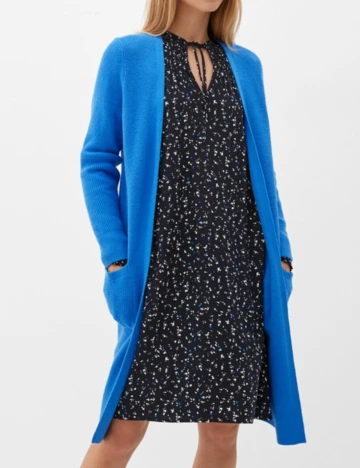 Cardigan s.Oliver, albastru Albastru