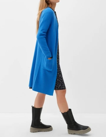 Cardigan s.Oliver, albastru Albastru