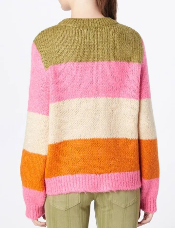 Pulover Jacqueline de Yong, mix culori, XS Mix culori
