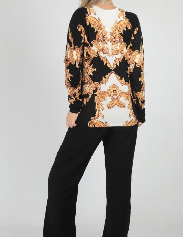 Set Cardigan si Tricou Ovanti, negru, 36