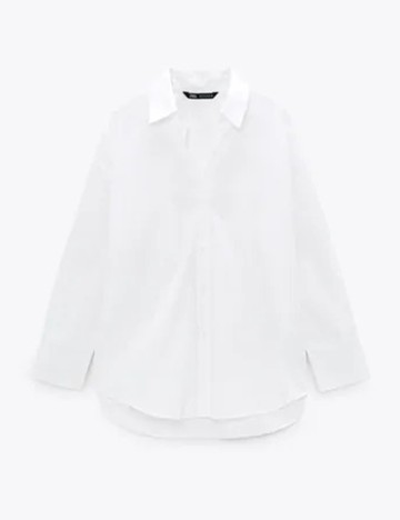 Camasa Zara, alb, S