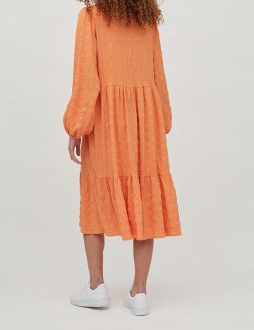 Rochie medie Vila, portocaliu, 34