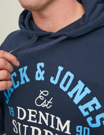 Hanorac Jack&Jones Plus Size Men, bleumarin